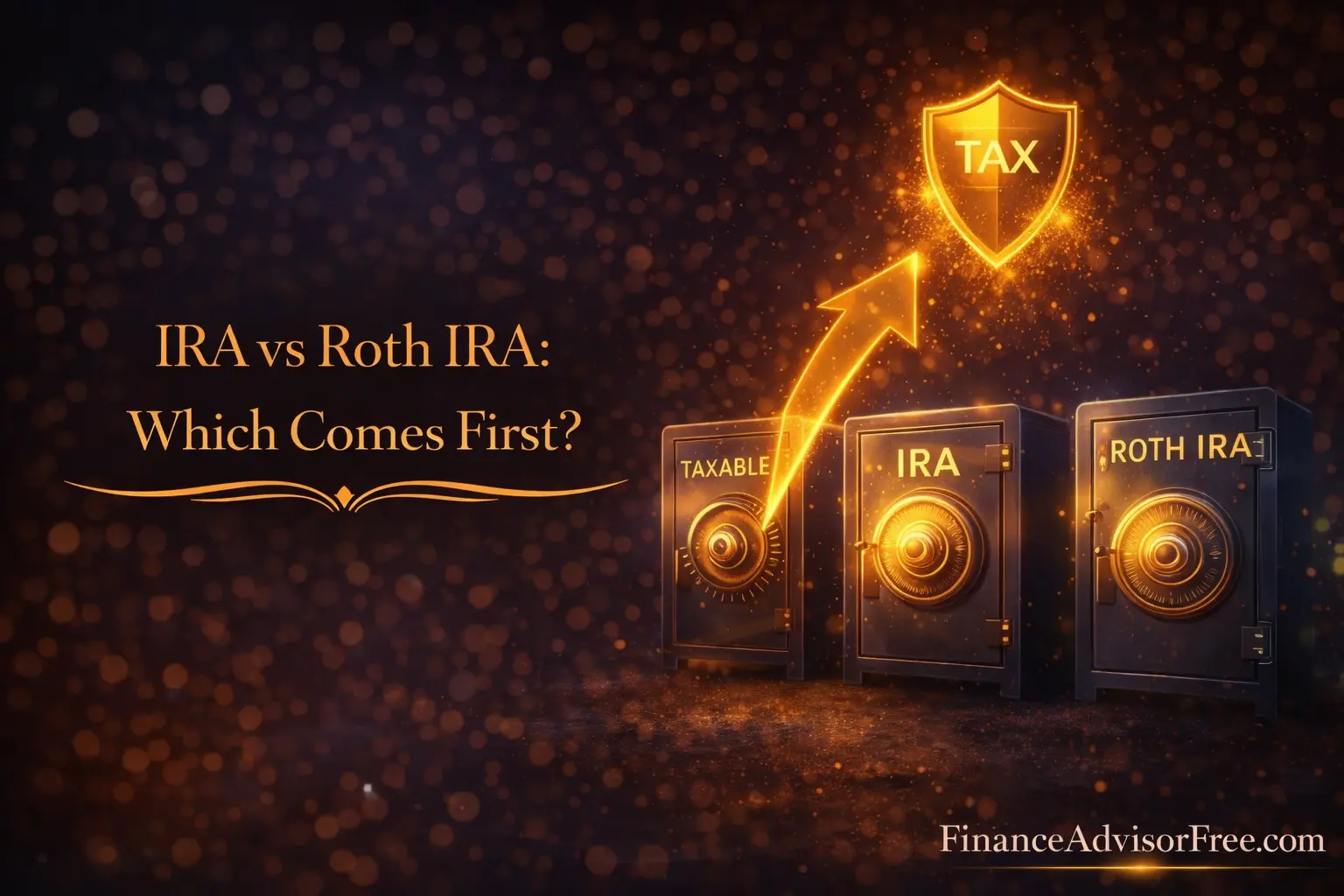 Investment account types explained — taxable account, IRA and Roth IRA comparison for beginners